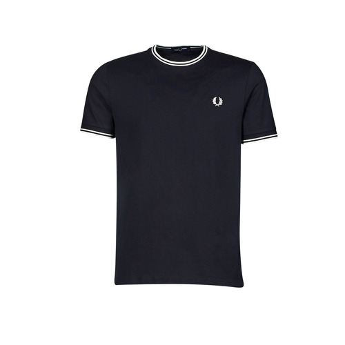 Vêtements Homme White 2 Pack Cotton Puff Sleeve T-Shirts Single 3-16yrs Fred Perry TWIN TIPPED T-SHIRT Marine
