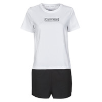 Vêtements Femme Pyjamas / Chemises de nuit Connectez vous ou créez un compte avec PYJAMA SET SHORT Noir / Blanc
