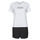 Vêtements Femme Pyjamas / Chemises de nuit Calvin Klein Jeans PYJAMA SET SHORT Noir / Blanc