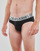 Sous-vêtements Homme Slips Calvin Klein Jeans BRIEF X3 Noir / Gris . Blanc