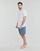 Vêtements Homme Pyjamas / Chemises de nuit Calvin Klein Jeans SHORT SET Marine / Blanc