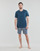 Vêtements Homme Pyjamas / Chemises de nuit Calvin Klein Jeans SHORT SET Marine