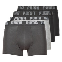 Sous-vêtements Homme Boxers Puma PUMA BASIC X4 Noir / Noir / Gris / Gris