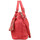 Sacs Femme Sacs porté main Fuchsia Sac à main effet velours  - Rouge Multicolore
