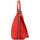 Sacs Femme Sacs porté main Fuchsia Sac à main  déco ajourée et cloutée F9734 - Rouge Multicolore