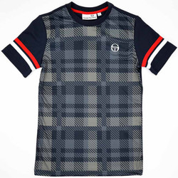 Vêtements Homme Kids stripe-trim cotton polo shirt Bianco Sergio Tacchini T-Shirt  Allan Bleu Marine Bleu Marine