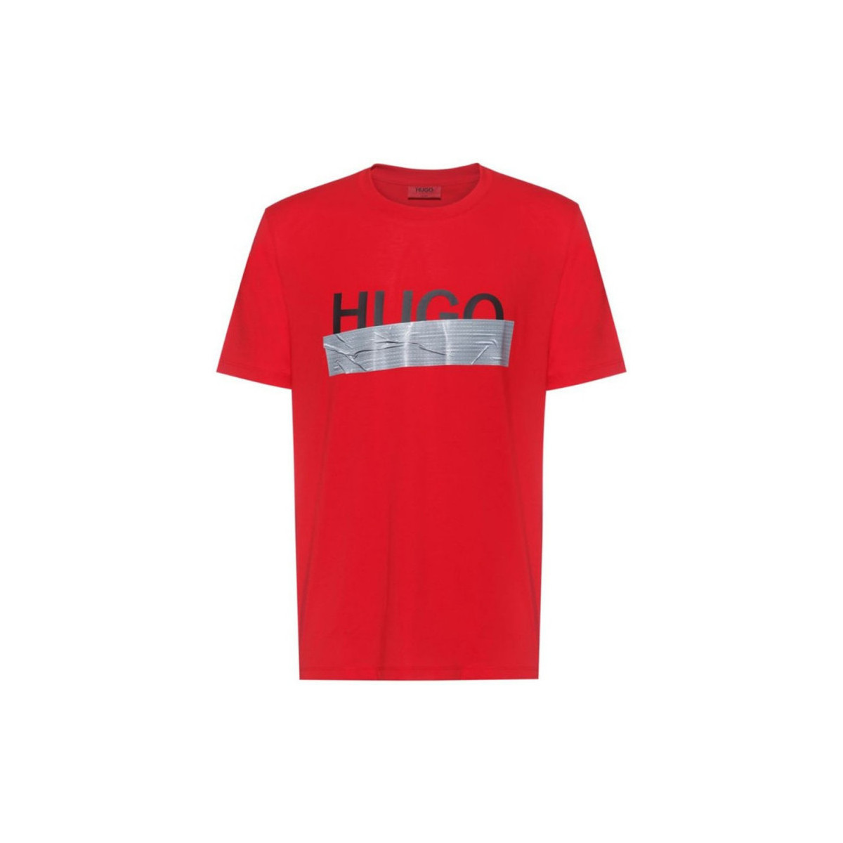 Vêtements Homme T-shirts & Polos BOSS T-shirt  Boss Regular Fit Rouge avec logo artistique Rouge