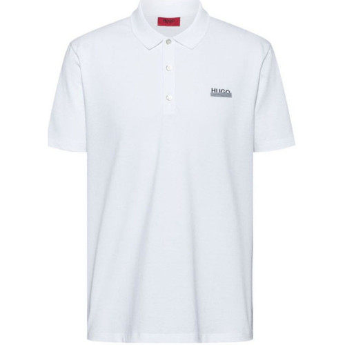 Vêtements Homme T-shirts & Polos BOSS Polo  Boss Dovoy Blanc Blanc