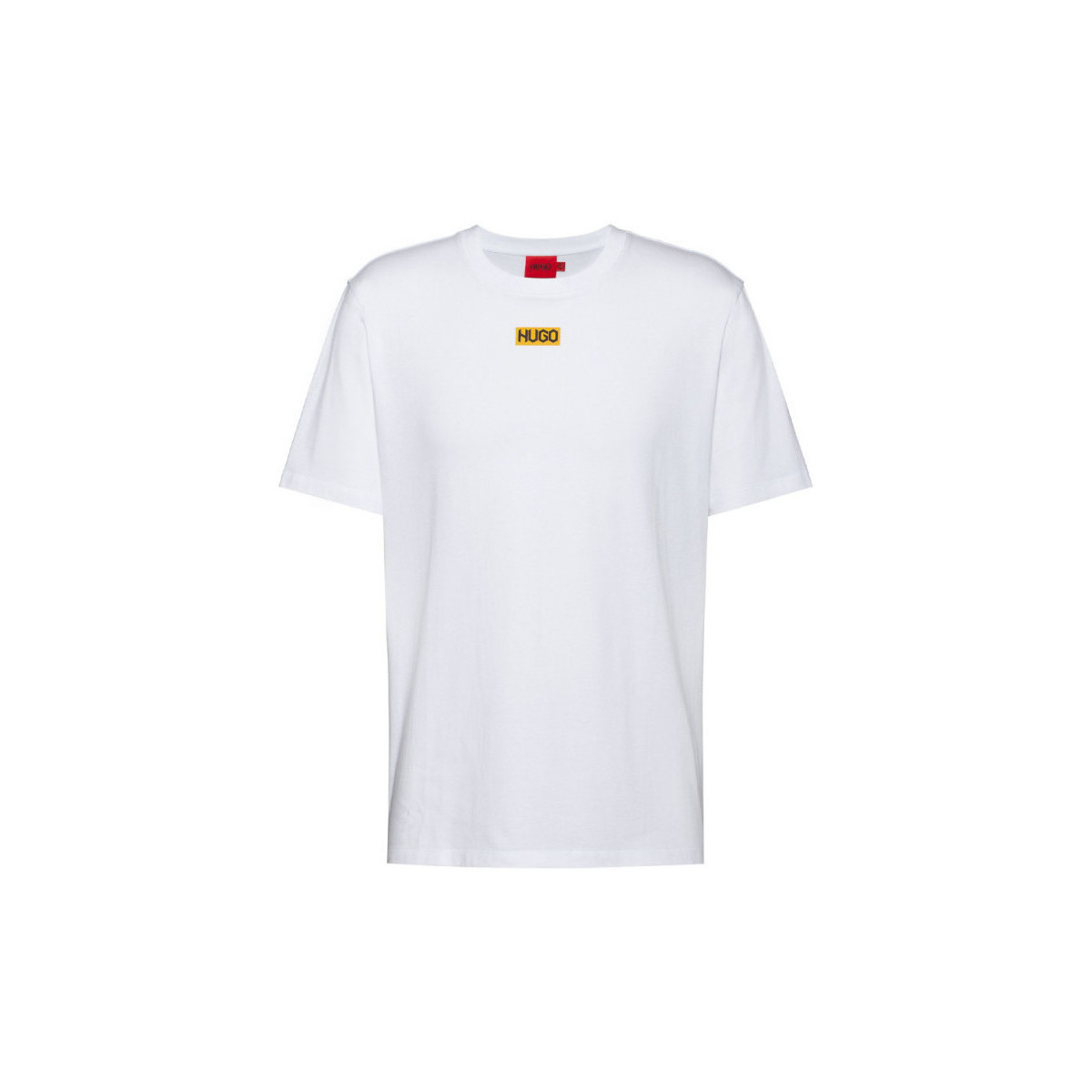 Vêtements Homme T-shirts & Polos BOSS T-shirt  Durned212 Regular Fit Blanc Blanc