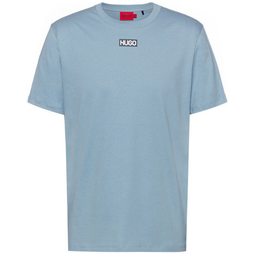 Vêtements Homme T-shirts manches courtes BOSS T-shirt  Durned212 Regular Fit Bleu Bleu