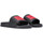 Chaussures Homme Sandales et Nu-pieds BOSS Claquettes  Boss Noir étiquette logo rouge Noir