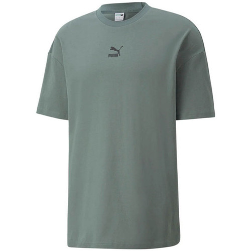 Vêtements Homme Dil etiketinde RS-X logosu ve gro Puma Cat logosu gro Puma T-shirt  coupe boxy Classics Vert