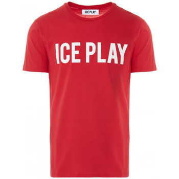 Vêtements spider-print cotton shirt Ice Play T-SHIRT  UOMO Rouge