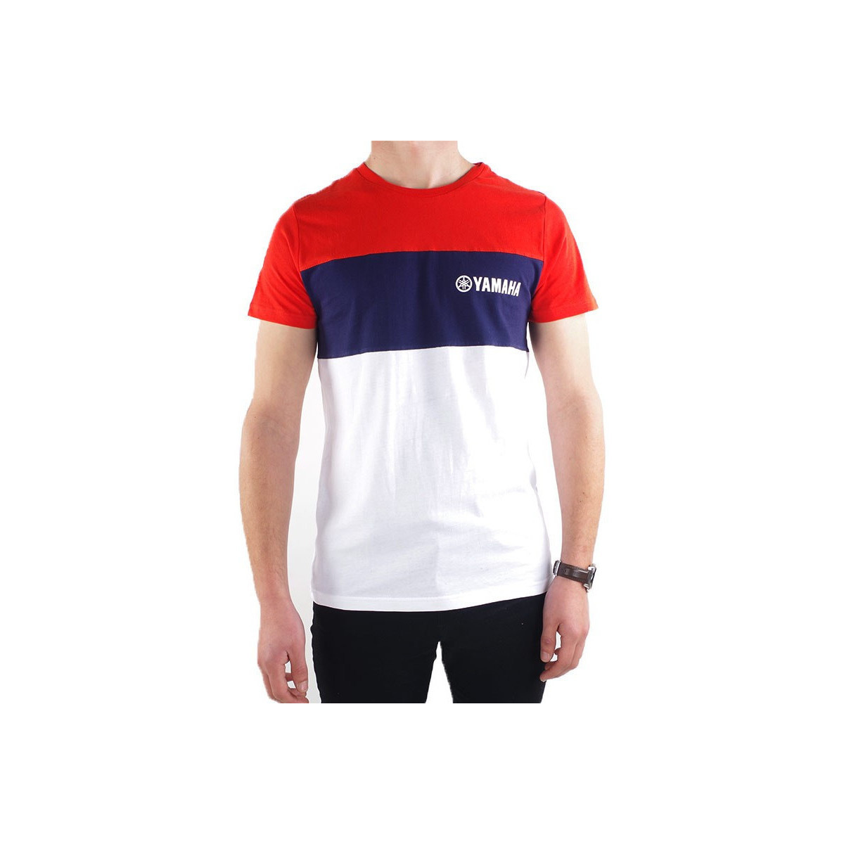 Vêtements T-shirts & Polos Yamaha T-shirt  en coton Blanc