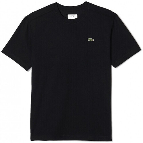 Vêtements Homme T-shirts & Polos Lacoste T-SHIRT  SPORT EN COTON MÉLANGÉ NOIR Noir