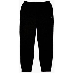Vêtements Homme Pantalons Lacoste Pantalon de jogging  en coton Noir