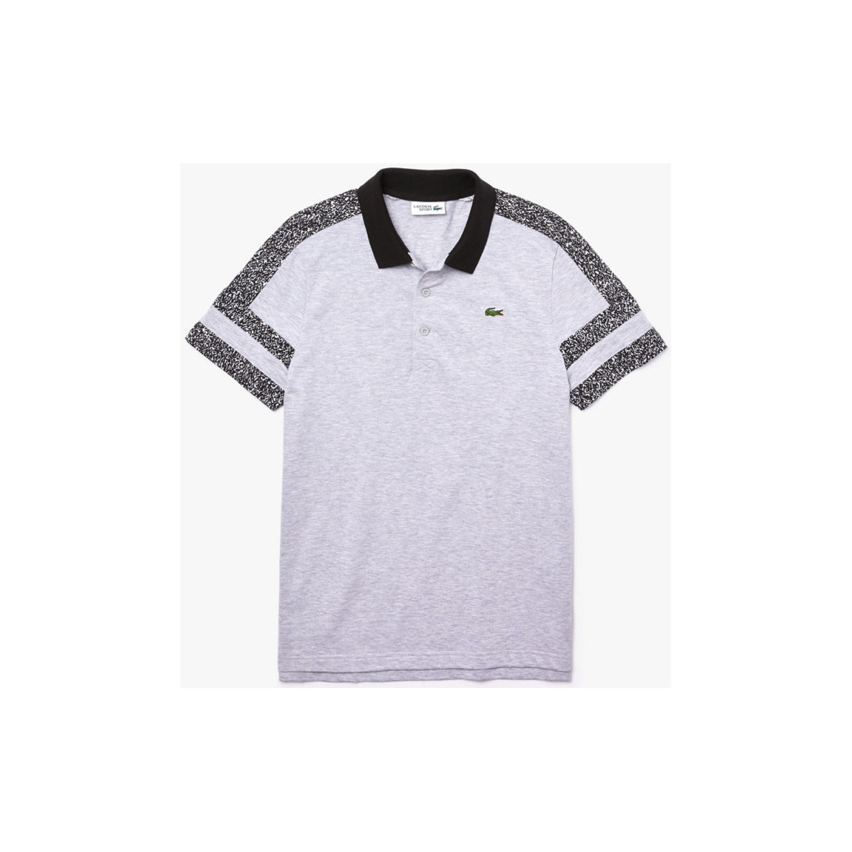 Vêtements Homme T-shirts & Polos Lacoste Polo  SPORT en coton ultra léger avec manches imprimé Gris