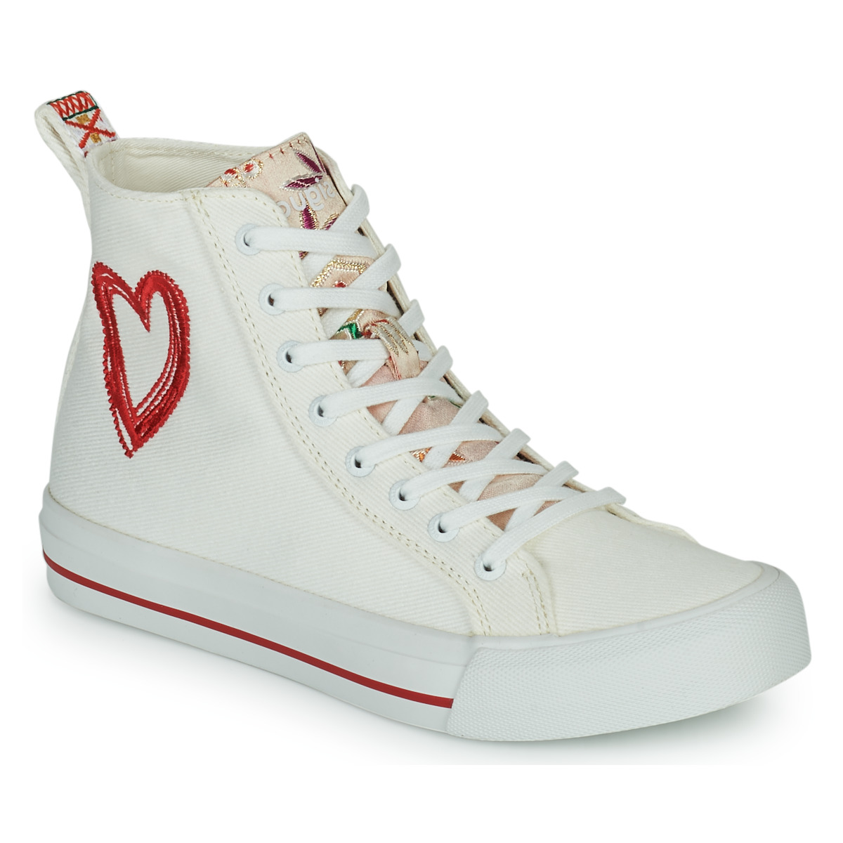 Chaussures Femme Choisissez une taille avant d ajouter le produit à vos préférés BETA HEART Blanc / Rouge