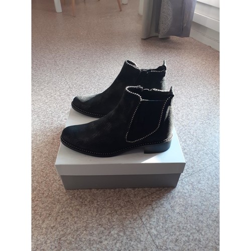 Chaussures Femme Bottines Regard Adige Bottines neuves Noir