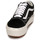 Chaussures Femme Baskets basses Vans slip-on OLD SKOOL STACKED Noir / Blanc