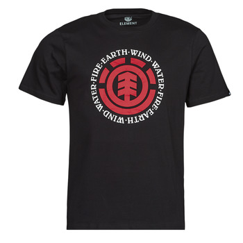 Vêtements Homme T-shirts manches courtes Element Seal ss Noir