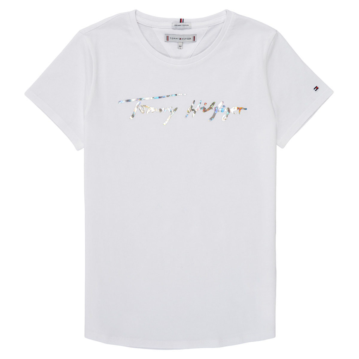 Vêtements Fille T-shirts manches courtes Elevated Tommy Hilfiger DAJONET Blanc