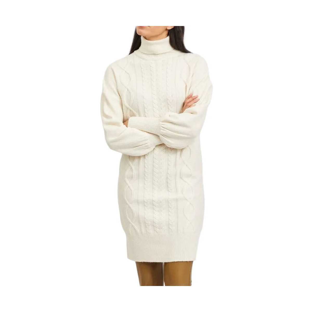 Vêtements Femme Robes courtes Vila 14061933 Blanc