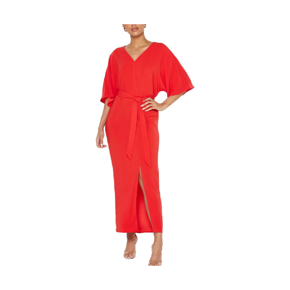 Vêtements Femme Robes longues Vila 14057271 Rouge