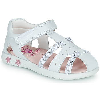 Chaussures Fille Sandales et Nu-pieds Pablosky TOINA Blanc
