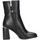 Chaussures Femme Low boots Exé Trainers Shoes Exe' XJ1130-YC508 Bottes et bottines Femme NOIR Noir