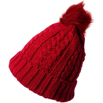 Accessoires textile Bonnets Chapeau-Tendance Bonnet doux BIENNE Rouge