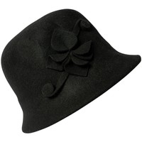 Accessoires textile Femme Chapeaux Chapeau-Tendance Chapeau fleur de lys Noir