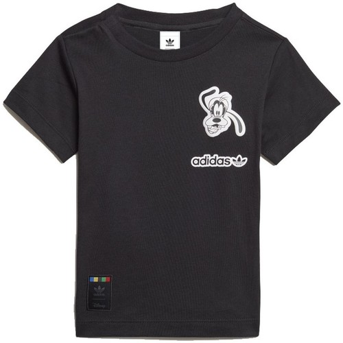 Vêtements Enfant T-shirts manches courtes AQ1233 adidas Originals Goofy Tee Noir