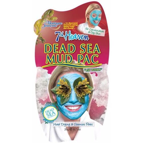 Accessoires textile Masques 7Th Heaven Mud Dead Sea bamboo Mask 20 Gr 