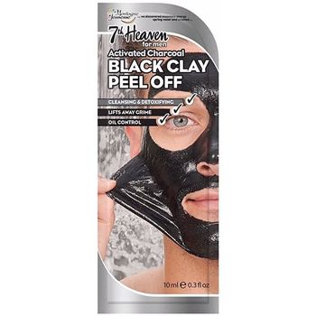 Accessoires textile Masques 7Th Heaven For Men Black Clay Peel-off Mask 