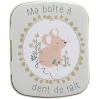 Maison & Déco Paniers / boites et corbeilles Amadeus Boite à dents de lait en métal Beige