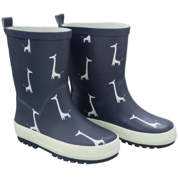 bottes enfant fresk  giraffe rain boots - blue 