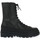 Chaussures Femme Low boots Priv Lab 318 VITELLO MILITARE Noir