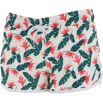 Vêtements Femme Maillots / Shorts de bain Treeker9 Boardie tropical lady bain Blanc