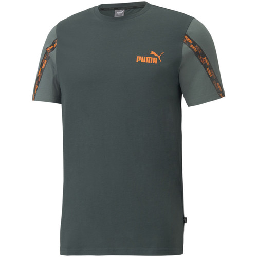 Vêtements Homme T-shirts manches courtes Puma T-shirt Power Tape Vert
