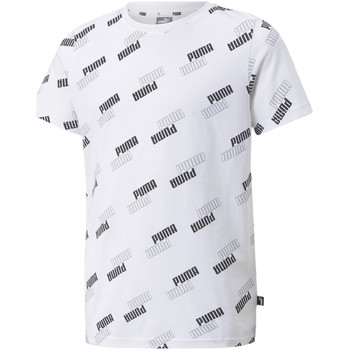 Vêtements Enfant T-shirts Homme courtes Puma T-shirt Power Aop Blanc