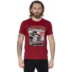 Vêtements Homme T-shirts manches courtes Von Dutch T-shirt Race Print Rouge