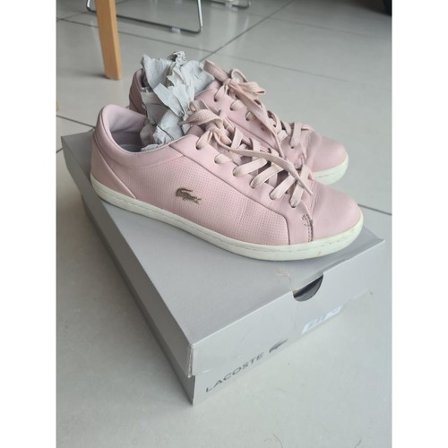 Lacoste Baskets lacoste rose Rose - Chaussures Baskets basses Femme 50,00 €