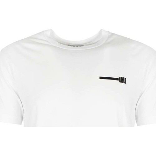 Vêtements Homme T-shirts manches courtes Les Hommes UHT214 700P | Typography T-Shirt Noir