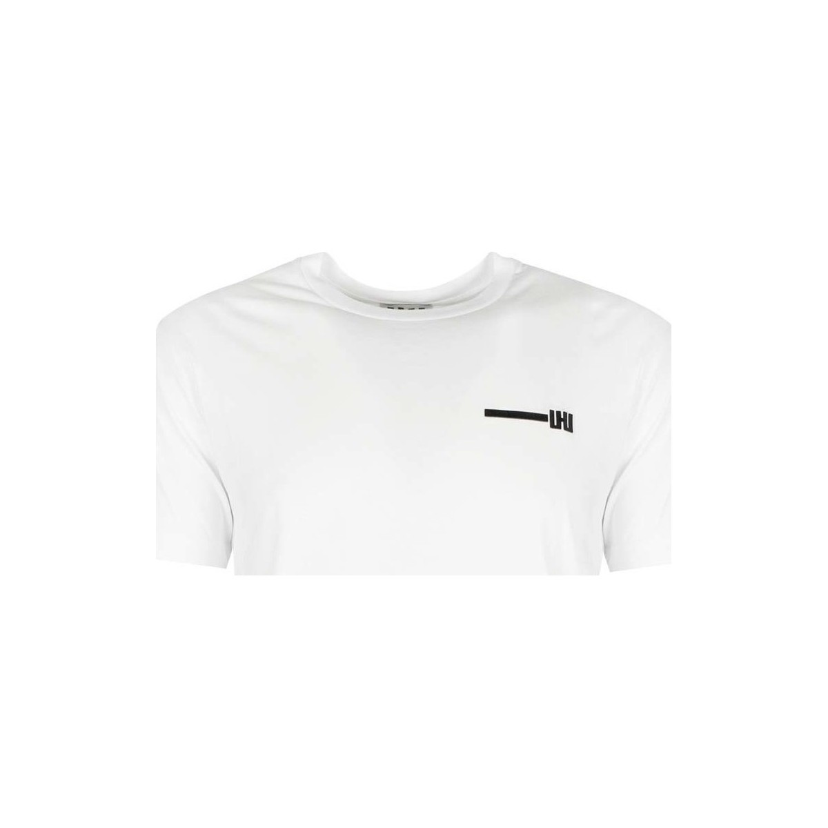Vêtements Homme T-shirts manches courtes Les Hommes UHT214 700P | Typography T-Shirt Noir