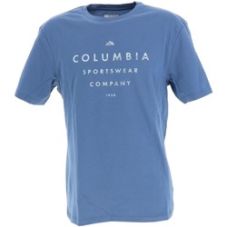 Vêtements Homme T-shirts manches courtes Columbia Path lake graph nv mc tee Bleu marine / bleu nuit