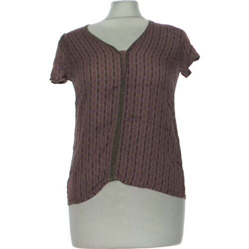 Vêtements Femme Pull Femme 36 - T1 - S Marron Etam top manches courtes  34 - T0 - XS Violet Violet