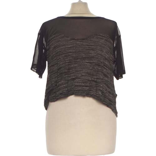 Vêtements Femme Swiss Alpine Mil H&M top manches courtes  36 - T1 - S Noir Noir