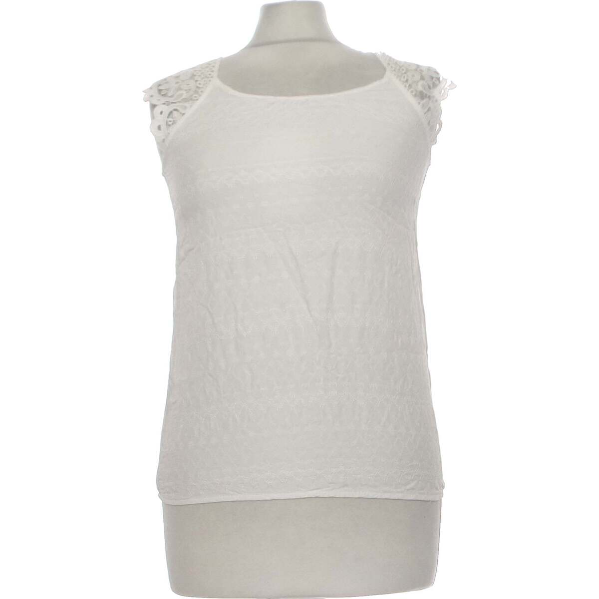 Vêtements Femme Débardeurs / T-shirts sans manche Atmosphere débardeur  32 Blanc Blanc