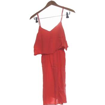 robe courte h&m  robe courte  34 - t0 - xs rouge 